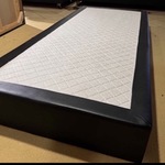 Losse boxspring, zwart